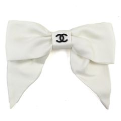 未使用☆正規品 CHANEL シャネル リボン バレッタ ヘアアクセ ココ