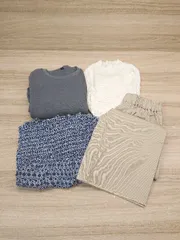 ◇ 《 GU UNIQLO まとめ４点売り サイズS キレイめ おしゃれ セーター スカート レディース 》 E  【1307120016621】