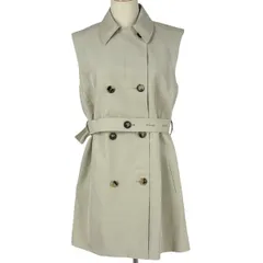 ルイ・ヴィトン Louis Vuitton ノースリーブ トレンチ コート ベルト付き モノグラム アウター その他アウター コットン グレージュ レディース 【中古】