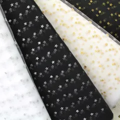 生地 ラメstarチュール チュール生地 ( イベント コスプレ 衣装 発表会 舞台 髪飾り ディスプレイ バレエ 布地 ) 50cm単位