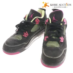 ■ ナイキ エアジョーダン レトロ 4 30TH スニーカー シューズ 靴 メンズ レディース 25cm ブラック ピンク