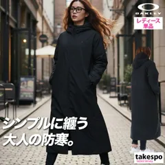 オークリー ベンチコート レディース ブランド OAKLEY フード付き フーディ 中綿入り 黒 はっ水 撥水 防風 保温 ロングコート FOA500889 新作 かわいい 大きいサイズ 有 トップス ウォーキング ウェア スポーツウェア トレーニングウェア