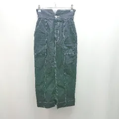 ◇ rienda リエンダ ステッチ ストレッチ スリット シンプル オシャレ 膝丈 タイト スカート サイズ25 ブルー レディース E  【1307120021694】