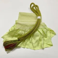 ［6509］帯締め 帯揚げ セット 無地感覚 絞り 金糸 正絹 着物 帯絞め