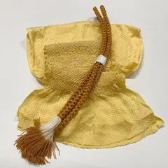 ［6512］帯締め 帯揚げ セット 菊花文様 絞り 正絹 着物 帯絞め