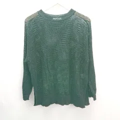 ◇ aunt marie's スリット レイヤード 重ね着 セーター プルオーバー 長袖 ニット 表記なし ブラック レディース E  【1307120022431】