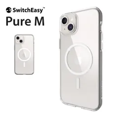 iPhone15Plus ケース Magsafe 対応 耐衝撃 米軍 MIL規格 耐衝撃ケース 透明 薄型 カバー Apple iPhone15 Plus アイフォン15 プラス 対応 SwitchEasy Pure M