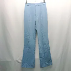 ◇ sly スライ スラックス センタープレス カジュアル ジップフライ ゴム パンツ サイズ1 ブルー レディース E  【1307120023230】のサムネイル