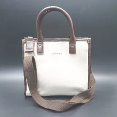 ◇ SAMANTHA VEGA キャンバス生地 2WAY ロゴ 綺麗め 大人っぽい シンプル ハンド ショルダー ベージュ系 レディース E  【1307120025579】