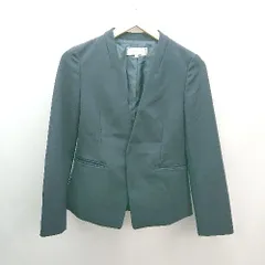 ◇ ROPE PICNIC シンプル オフィスカジュアル 長袖 ジャケット サイズ36 ネイビー レディース E  【1307120027740】