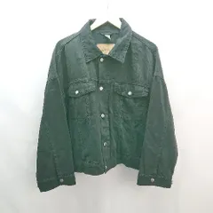 ◇ &DENIM カジュアル シンプル オーバーシルエット 秋 春 長袖 ジャケット サイズL ブラック レディース E  【1307120027542】