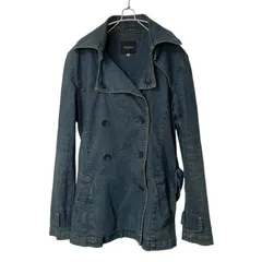 ZK20 BOSCH ボッシュ デニムピーコート デニムジャケット ダブルブレスト ブルー サイズ38