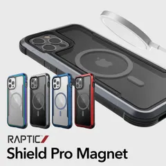 iPhone12 Pro Max ケース MagSafe マグセーフ OK 耐衝撃 米軍 MIL 規格 クリア アルミ カバーiPhone12ProMax アイフォン12ProMax 対応 RAPTIC Shield Pro Magnet
