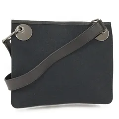 GUCCI ショルダーバッグ GGキャンバス レザー ブラック 120341