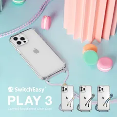 iPhone13Pro Max ケース MIL規格 クリア クロスボディ スマホケース ショルダー ストラップ 付 カバー iPhone13 ( アイフォン13 ) ProMax 対応 SwitchEasy PLAY