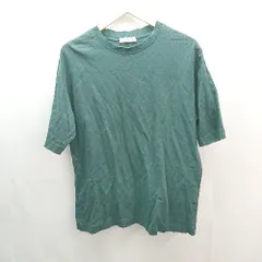 ◇ GREEN LABEL RELAXING シンプル 無地 おしゃれ 夏コーデ 半袖 Tシャツ サイズL グリーン レディース E  【1307120033062】