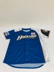 送料無料★日本ハムファイターズ　fighters★応援ユニフォーム　半袖シャツ★大人　フリーサイズ　#80105sac