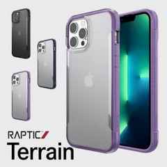 iPhone13Pro ケース クリア 米軍 MIL規格 透明 薄型 エコ スマホケース 耐衝撃 クリアケース カバー iPhone 13 Pro アイフォン13プロ 対応 RAPTIC Terrain