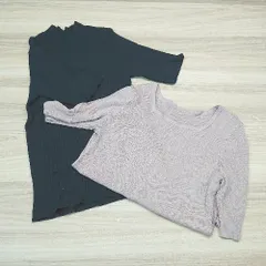 ◇ 《 SENCE OF PLACE まとめ売り2点セット サイズF リブ ハイネック きれいめ オフィスカジュアル ニット レディース 》 E  【1307120034434】