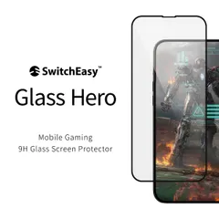 iPhone13 iPhone13Pro フィルム ゲーム 用 9H ガラス 指紋 気泡 防止 透明 保護 フィルム  iPhone 13 Pro プロ アイフォン13 対応 SwitchEasy Glass Hero