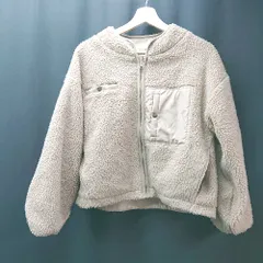 ◇ CIAOPANIC TYPE ファー生地 もこもこ ジップアップ ポリエステル100％ 長袖 ブルゾン サイズONE ブラウン レディース E  【1307120037190】