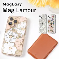 iPhone13 ケース クリア かわいい MagSafe 対応 マグネット 内蔵 スマホケース マグセーフ 透明 クリアケース iPhone 13 アイフォン13 対応 MagEasy MagLamour