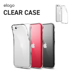 iPhone 2022 SE3 ケース ソフト シンプル 携帯ケース 耐衝撃 衝撃 吸収 TPU 薄型 スリム 透明 カバーiPhoneSE2 2020 8 7 第三世代 elago CLEAR CASE (PHONE)