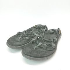 ◇ teva テバ ラウンドトゥ 夏物 アウトドア サンダル サイズ表記なし ブラック レディース E 【1307120039460】