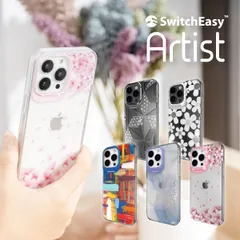 iPhone14Plus ケース カバー 米軍MIL規格 クリア おしゃれ アート スマホケース iPhone14 Plus アイフォン14プラス 対応 SwitchEasy Artist