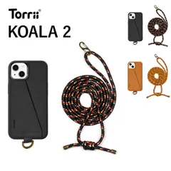iPhone14 ケース カバー 背面 カード 収納 首かけ 斜めがけ ショルダー シンプル スマホケース レザー スマホカバー [ iPhone 14 アイフォン14 ] Torrii KOALA