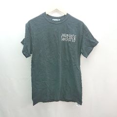 ◇ COLD OPEN カジュアル ラフ感 丈長め バックプリント 半袖 Tシャツ サイズM ブラック レディース E 【1307120041470】