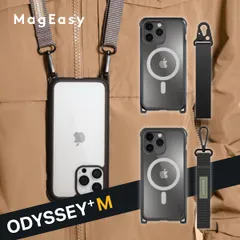 iPhone 14 Pro Max ケース クリア MagSafe 対応 耐衝撃 斜めがけ ショルダー スマホケース iPhone14ProMax アイフォン14ProMax 対応 MagEasy Odyssey+
