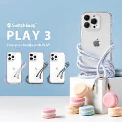 iPhone 14 Pro Max ケース クロスボディ クリア カバー 耐衝撃 肩掛け 首かけ 斜めがけ ショルダー スマホケース iPhone14ProMax 対応 SwitchEasy PLAY 3