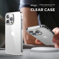iPhone 14 Pro Max ケース クリア カバー 耐衝撃 クリアケース 透明 薄い スマホケース iPhone14ProMax アイフォン14プロマックス elago CLEAR CASE