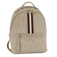 BALLY バックパック ダッフィ ダイヤモンド レザー ベージュのサムネイル