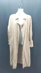 ◇ ZARA ザラ カジュアル シンプル 薄手 カーディガン 長袖 コート サイズS ベージュ レディース E  【1307120046017】