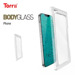 iPhone14 Pro ガラスフィルム AGC 9H 強化ガラス 指紋 気泡 防止 ラウンドエッジ 加工 フィルム [ iPhone14Pro アイフォン14Pro ] Torrii BODYGLASS