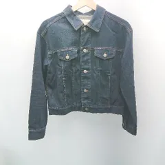 ◇ 179/WG カジュアル シンプル フロントボタン 古着 長袖 デニムジャケット サイズ38 インディゴ レディース E  【1307120045768】