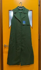 【H2-90】◇ UNIQLO/ユニクロ　Sサイズ　ユニクロ　JWアンダーソン　ワンピース　緑色　無地