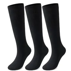 【売切注意】 冬 冷え 秋 防寒保温 厚手 極暖 レディース 耐久性 伸縮性 ハイソックス 室内 暖かい アウトドア 靴下 通勤 [Wamicu] 3足セット