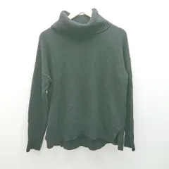 ◇ URBAN RESEARCH カジュアル タートルネック シンプル 長袖 ニット セーター サイズF ブラック レディース E  【1307120046154】