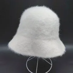 ◇ select MOCA セレクト モカ 無地 シンプル カジュアル シャギー バケットハット アイボリー 表記なし レディース E  【1307120048608】