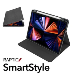 iPad 10.9 2022 ケース 手帳型 ApplePencil 2 充電 ホルダー / スタンド 付 薄型 保護 カバー iPad10.9 2022年 アイパッド 10.9インチ 対応 RAPTIC SmartStyle