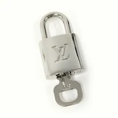 LOUIS VUITTON パドロック 南京錠 カギ シルバー R10024