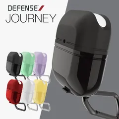 AirPods ケース 防滴 防塵 カラビナ 付き カバー 耐衝撃 シリコン 衝撃 吸収 シンプル ケースカバー エアーポッズ エアーポッツ 対応 RAPTIC Journey