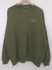 ◇ Lee heavyweight カジュアル スウェット ワンポイント 刺繍 長袖 トレーナー カーキ系 メンズ P  【1307150008245】