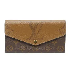 ルイヴィトン Louis Vuitton LV ポルトフォイユ・サラ M80726 モノグラム・ジャイアント リバース レディース長財布 