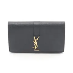 SAINT LAURENT PARIS サンローランパリ YSLロゴ 二つ折り長財布