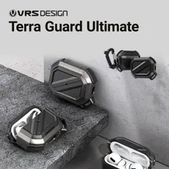 AirPods Pro2 ケース カバー カラビナ 付 耐衝撃 AirPodsPro2ケース AirPodsPro2 エアポッズプロ2 第2世代 MQD83J/A MTJV3J/A 対応 VRS Terra Guard Ultimate