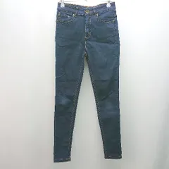 ◇ JEANASiS ハイウエスト 定番シルエット 小さいサイズ デニムパンツ サイズS ダークブルー系 レディース E  【1307210000783】